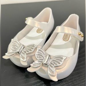 Mini Melissa Butterfly Mary Jane Flat - Toddler